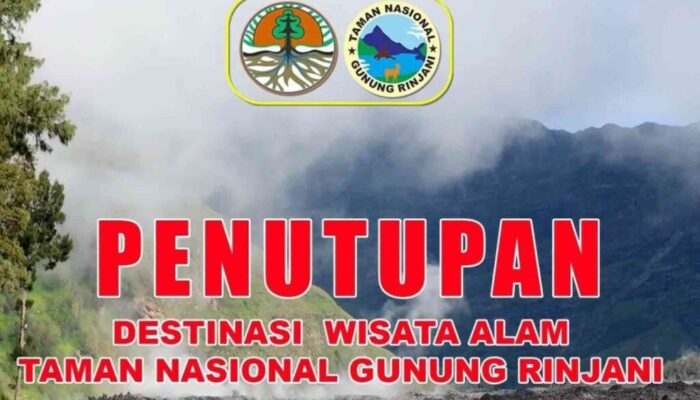 Pendakian Gunung Rinjani akan ditutup selama 3 Bulan ke depan