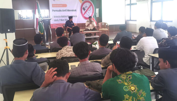 Kemenpora Gelar Sosialisasi Relawan Muda Anti Merokok di Kampus UNUSIA