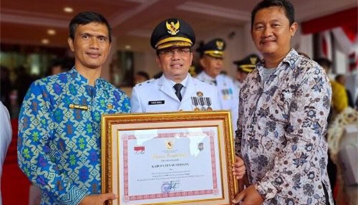 Peringati Hari Otda, Kabupaten Sumedang Raih Dua Penghargaan Tingkat Nasional