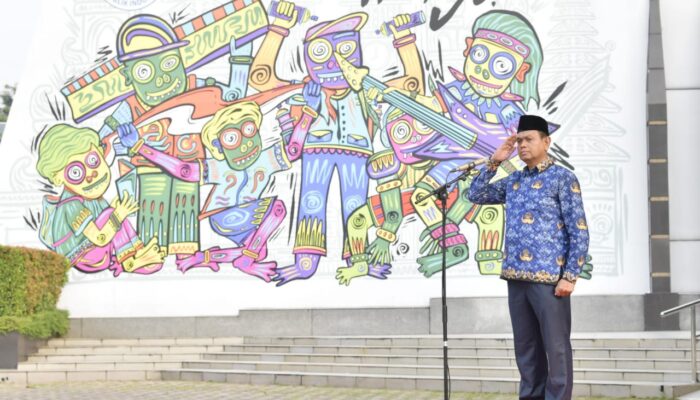 Upacara Peringatan Harkitnas di Kemenpora Berjalan dengan Penuh Khidmat