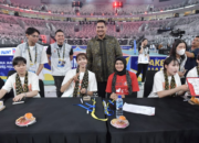 Menpora Dito Hadiri Fan Signing Red Sparks dan Indonesia All Star di Arena Jakarta