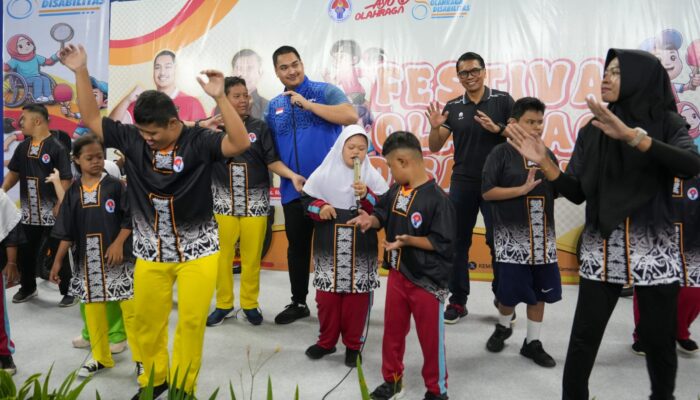 Menpora Dito Hadiri Kegiatan Kidzpora Festival dan Olahraga Disabilitas