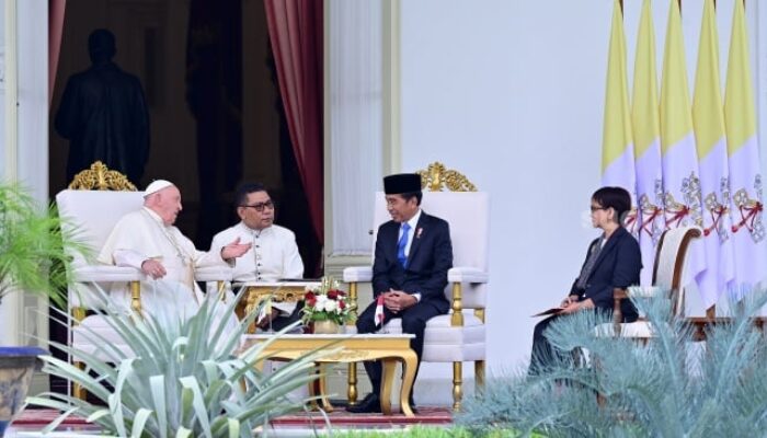 Berkunjung di Istana Negara, Paus Fransiskus Ungkap Kekagumannya pada Kekuatan dan Kebhinekaan Indonesia