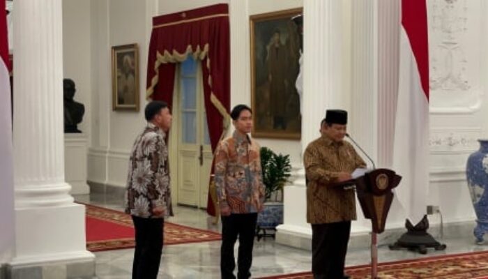 Prabowo Subianto Selaku Presiden Terpilih, Umumkan Menteri Kabinet Merah Putih