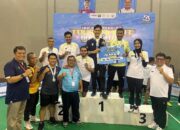 Tim Bulutangkis Kemenpora Raih Runner Up Pada Turnamen HUT KORPRI dan Sulsel
