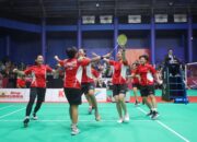 Tim Bulutangkis Jawa Tengah Taklukkan Jawa Barat 3-0, Sausan Jadi Penentu di Partai Final