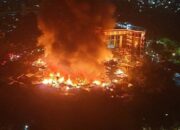Kawasan Kemayoran Gempol Terbakar, 500 Rumah Dilahap Api dan 1.797 jiwa mengungsi