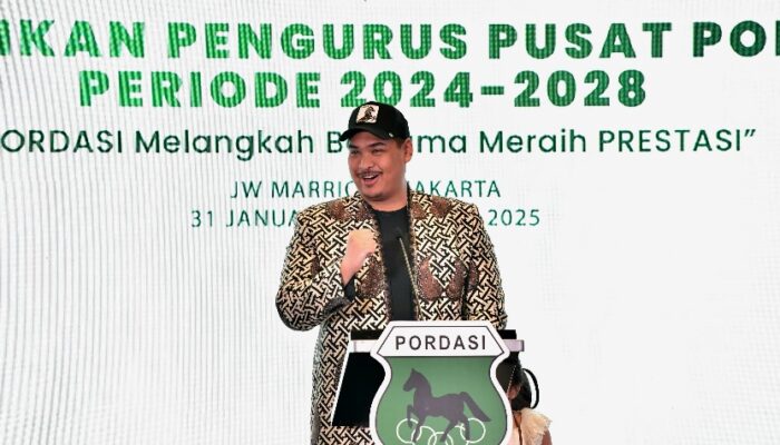 Menpora Dito Ikut Hadiri Pelantikan Pengurus Pordasi Periode 2024-2028