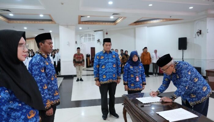 Pelantikan Pegawai Baru, Sesmenpora Gunawan Apresiasi dan Tekankan Profesionalisme dan Integritas dalam Tugas
