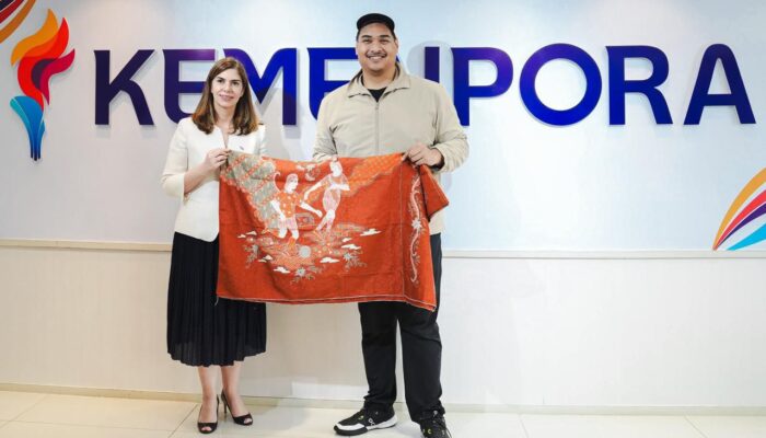 Rencanakan Pertandingan Persahabatan, Menpora Dito Meeting dengan Dubes Uruguay