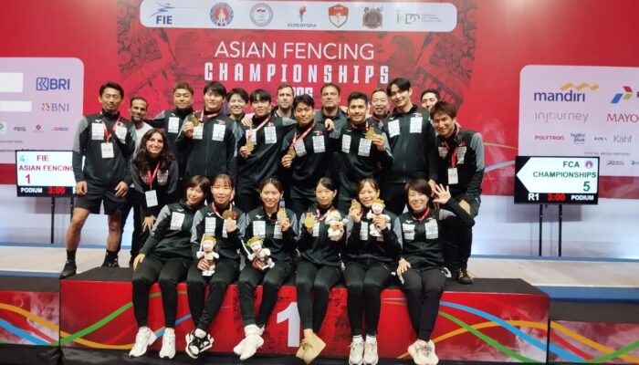 Susul Keberhasilan Rekannya Tim Floret Beregu Putri Jepang Tambah Perbendahaan Medali Emas