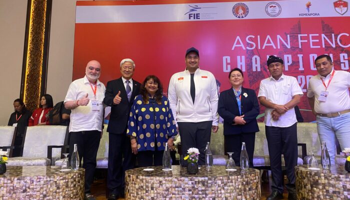 Baru Pulang dari Rusia, Menpora Langsung Hadiri Final Kejuaraan Anggar Asia