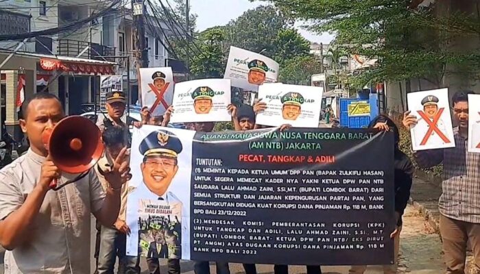 AM NTB Jakarta Desak Zulkifli Hasan Pecat Ketua DPW PAN NTB Terkait Dugaan Korupsi Rp118 Miliar